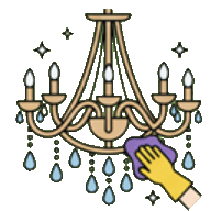 Curățenia corpuri de iluminat complexe