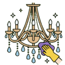 ProfiClean - Curățare candelabre / corpuri complexe
