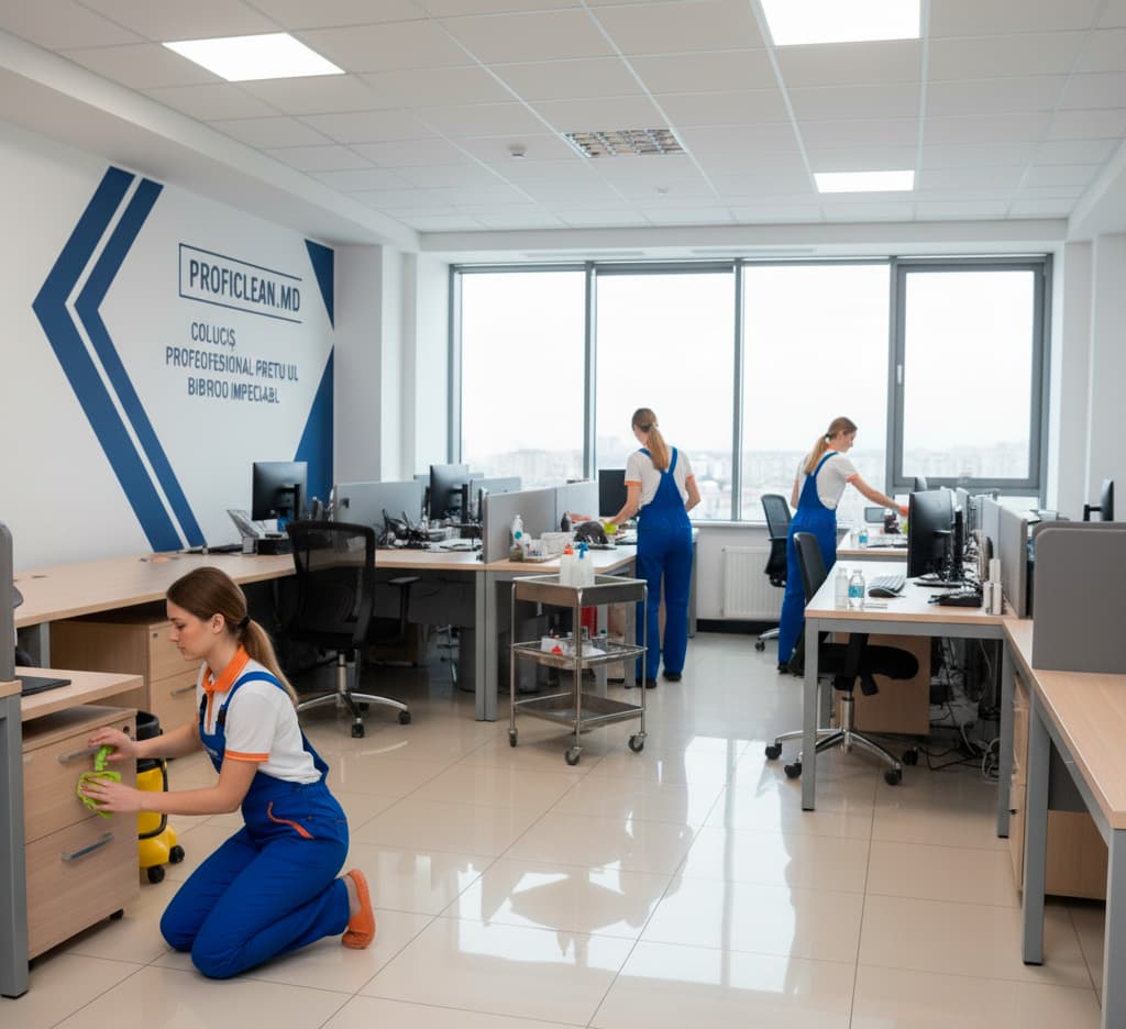 Профессиональная уборка офисов в Бельцах