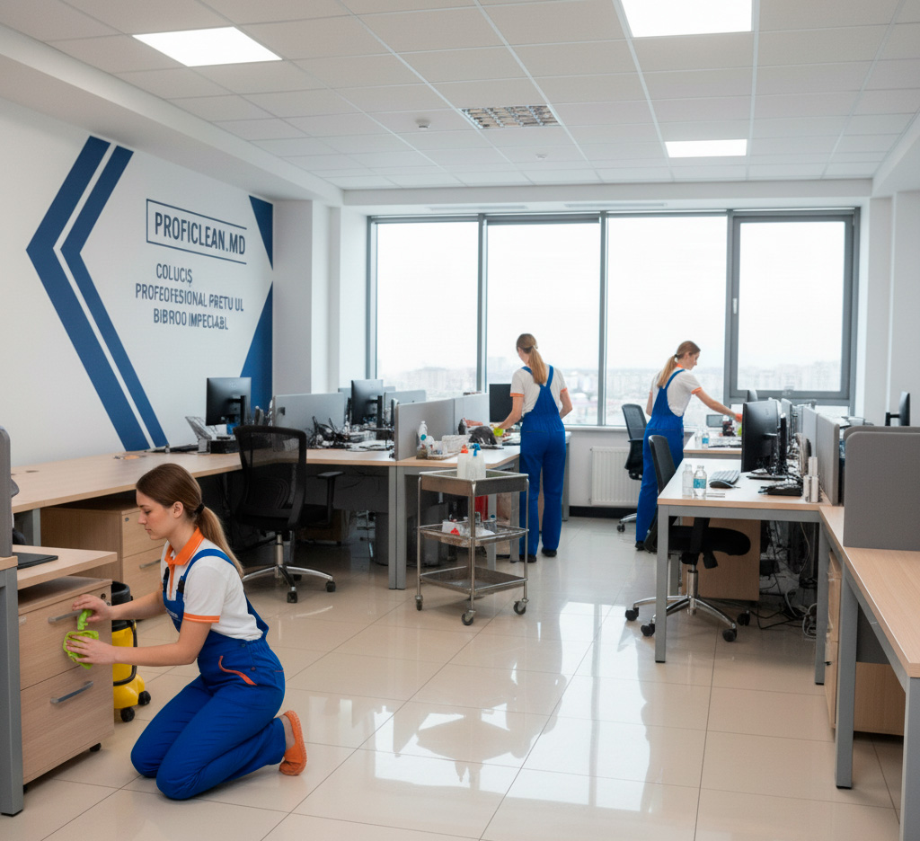 Curățenie profesională birouri Bălți